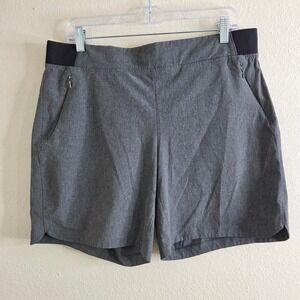 3‎ / $30 CALIA Carrie Underwood Gray Shorts Large Elastic Waistband Pockets